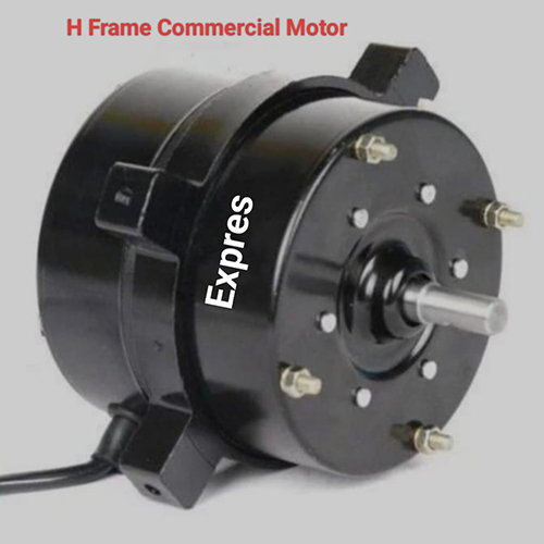 H Frame Commercial Motor - Color: Black