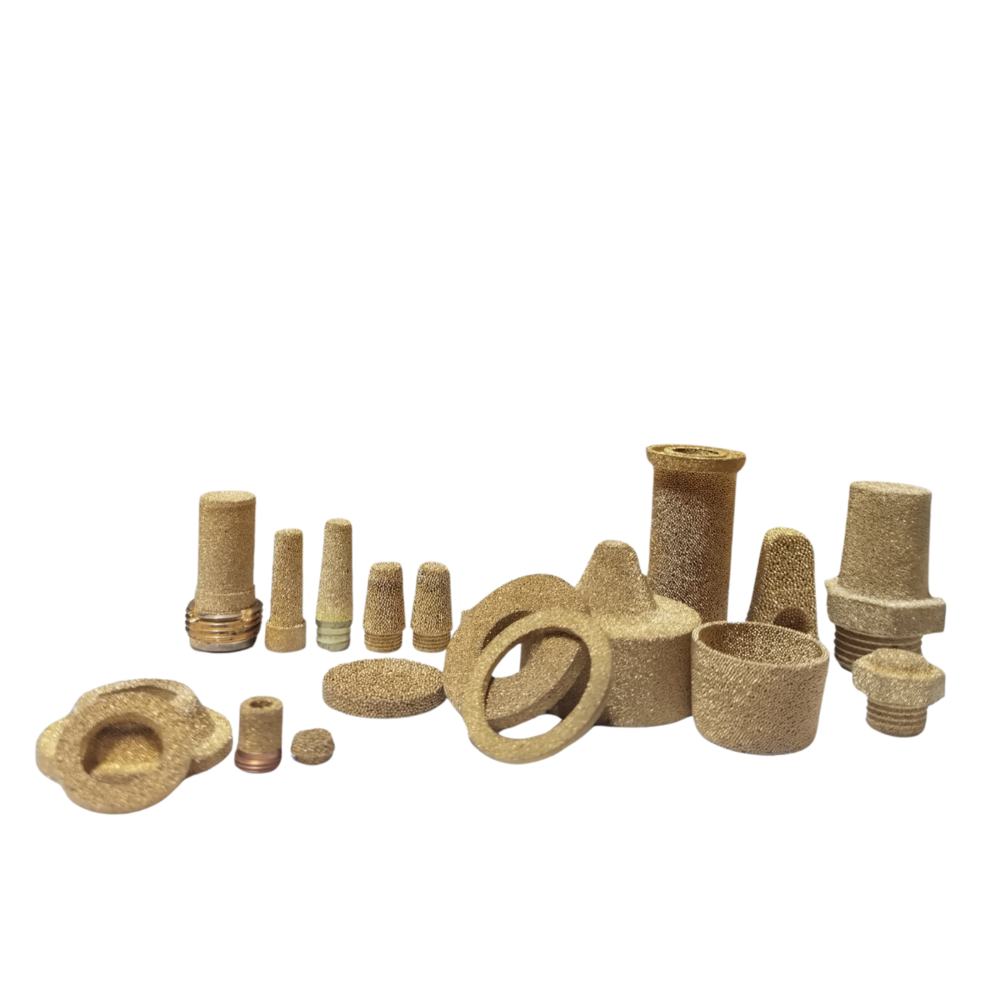 Sintered Bronze Filter Elements - Color: Brown
