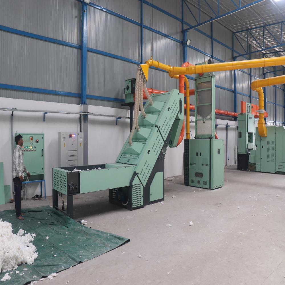 Fully Automatic Absorbent Surgical Cotton Roll Making Machine With Bleaching - Country Of Origin: India