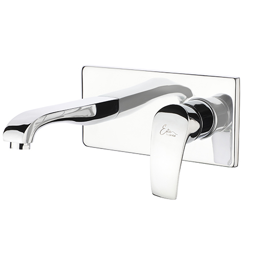 Exposed Part Kit Of Single Lever Basin Mixer Wall Mounted, Consisting Of Operating Lever, Wall Flange, Nipple And Spout - Feature: High Quality
