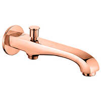Bath Spout with Button Provision for Hand Shower with Wall Flange