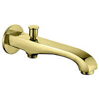 Bath Spout with Button Provision for Hand Shower with Wall Flange