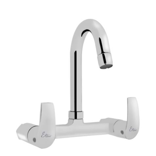 Sink Mixer Wall Mounted with Extended Swinging Spout