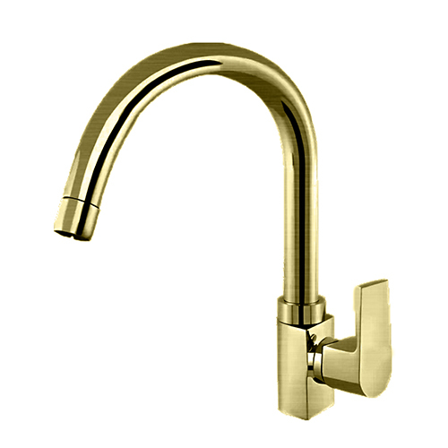 Single Lever Sink Mixer Table Mounted with Swinging Spout