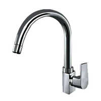 Single Lever Sink Mixer Table Mounted with Swinging Spout