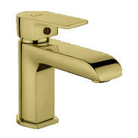 Single Lever Basin Mixer with 450mm Long Braided Hoses
