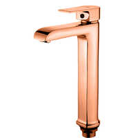 Single Lever Basin Mixer Extended (250mm) with 600mm Long Braided Hoses