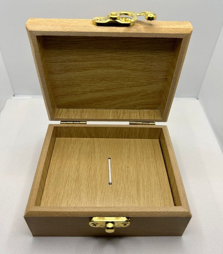Brouch Box - Wooden Material , Elegant Design For Tie & Cufflink Presentation And Storage