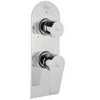 Exposed Part Kit Of Single Lever Shower Mixer With 3-way Diverter - Metal, Polished Finish, Glossy Surface | High Quality Bathroom Fitting, Warranty Included