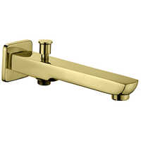 Bath Spout with Button Provision for Hand Shower with Wall Flange