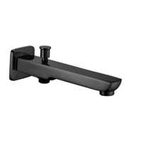 Bath Spout with Button Provision for Hand Shower with Wall Flange
