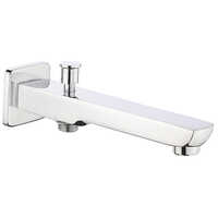 Bath Spout with Button Provision for Hand Shower with Wall Flange