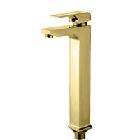 Single Lever Basin Mixer Extended (300mm) with 600mm Long Braided Hoses