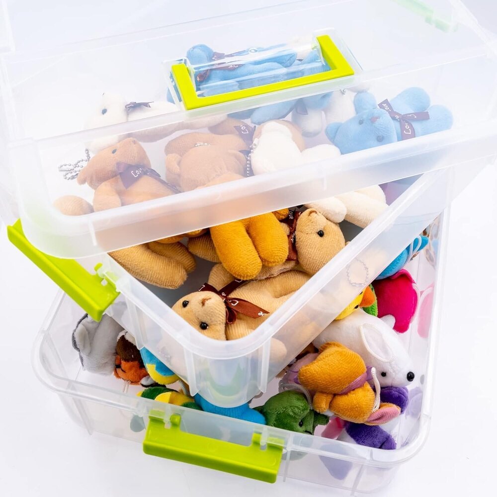 Craft Storage Box - 3 Layer - Color: Transparent