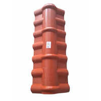 Red Upvc Ridge Tile - Dimension (l*w*h): 13inch(length) Inch (in)