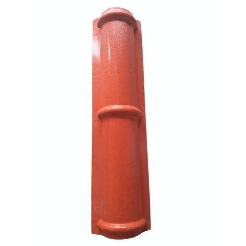 Upvc Ridge Roof Tile - Color: Red