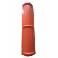 Upvc Ridge Roof Tile - Color: Red