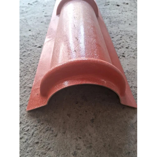 Upvc Ridge Roof Tile - Color: Red