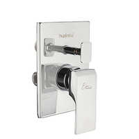 Single Lever Exposed Parts Kit of Hi-Flow Diverter Consisting of Operating Lever, Wall Flange and Button