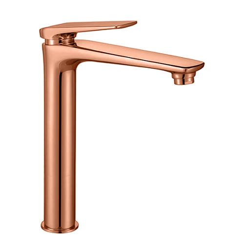 Single Mixer basin Mixer Extended (300mm) With 600mm Long Braided Hoses
