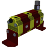 Flow Divider Single Valve Group Jkhh - Aluminum, 150 X 100 X 50 Mm, Red | 4 Outlets, Base Mount, 100 Bar Operating Pressure, 5 Kg Weight