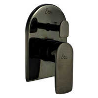 Single Lever Exposed Parts Kit of Hi-Flow Diverter Consisting of Operating Lever, Wall Flange and Button