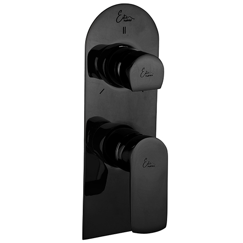 Exposed Part Kit Of Single Lever Shower Mixer With 3-way Diverter - Metal, Polished Surface Finish | High Quality, Bathroom Fitting, Warranty Included