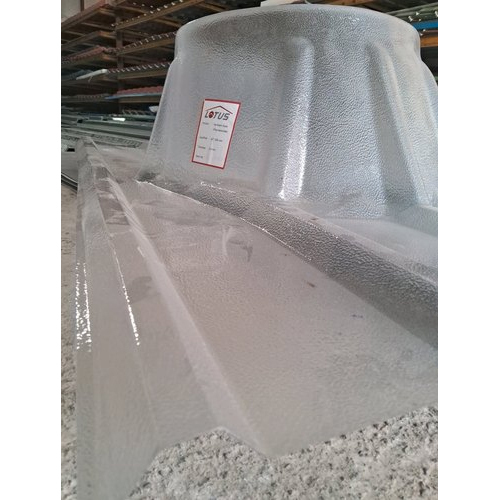 Lotus Polycarbonate Ventilator Base Sheet - Shape: Round