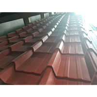 Red Ppgi Roofing Sheet - Size: 12x3 Feet