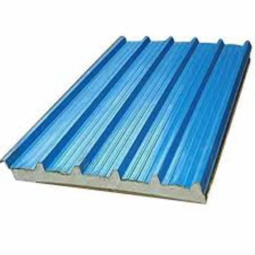 Puf Roofing Sheets - Color: Blue