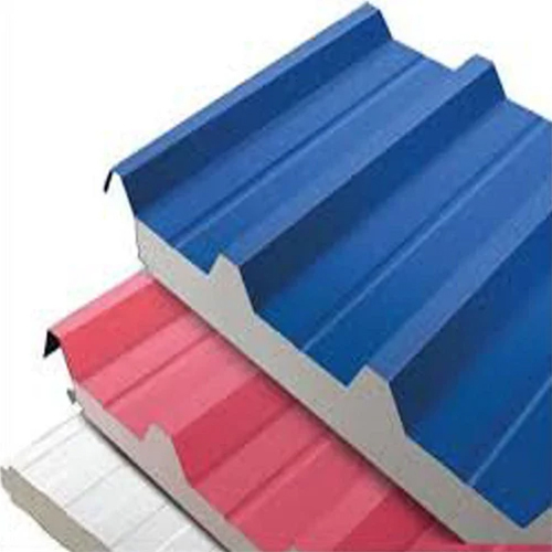 Puf Roofing Sheets - Color: Blue