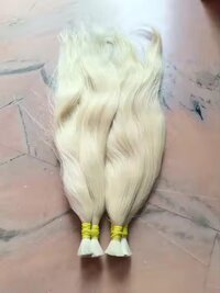 SOUTH INDIAN TEMPLE REMY VIRGIN HUMAN MACHINE WEFTED BLONDE STRAIGHT HAIR EXTENSIONS