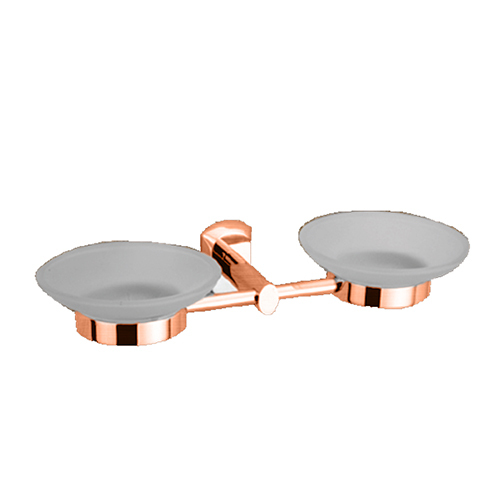 Double Soap Glass - Color: Silver