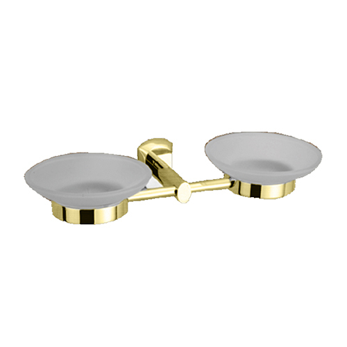 Double Soap Glass - Color: Silver