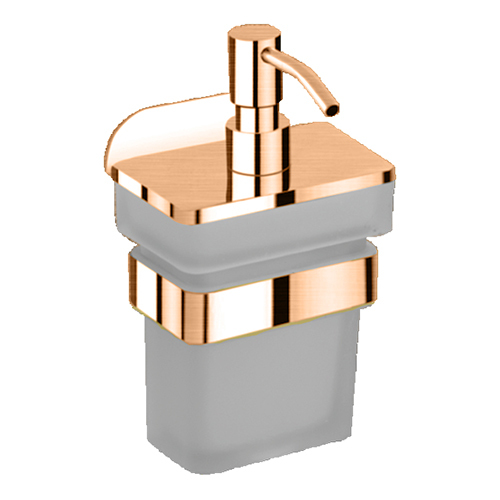 Liquid Soap Dispenser - Plastic & Metal, Polished Finish | High Quality Bathroom Fitting With Warranty