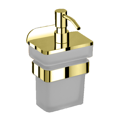 Liquid Soap Dispenser - Plastic & Metal, Polished Finish | High Quality Bathroom Fitting With Warranty