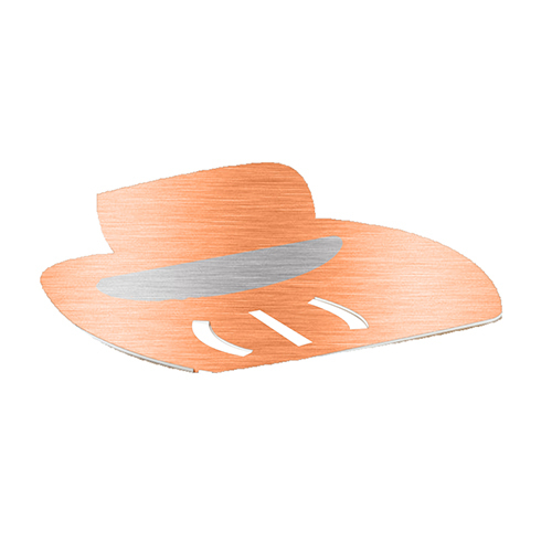 Glass Soap Dish - Metal | Polished Surface, High Quality, Various Sizes, Warranty Included