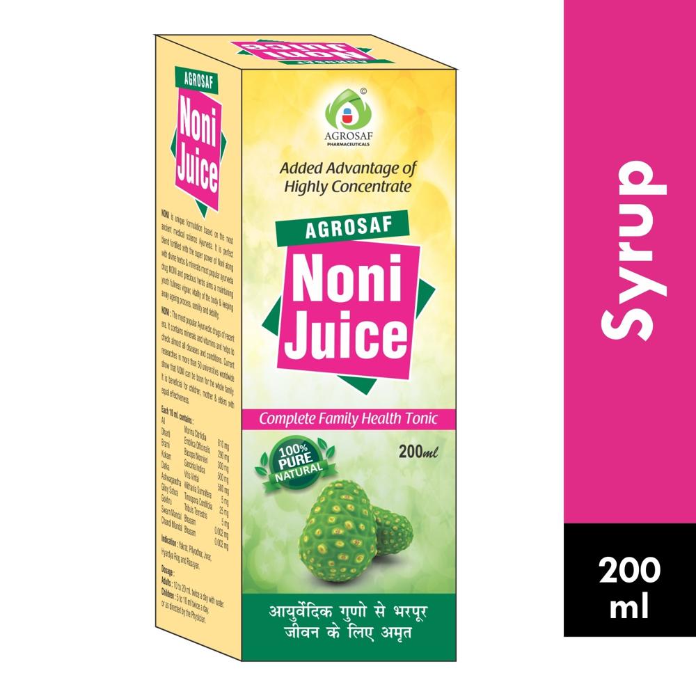 AGROSAF NONI JUICE - Morina Citrifolia (noni/ Indian Mulberry) 810 Mg 