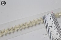 Polyester Net Embroidery Lace - Color: Wiht