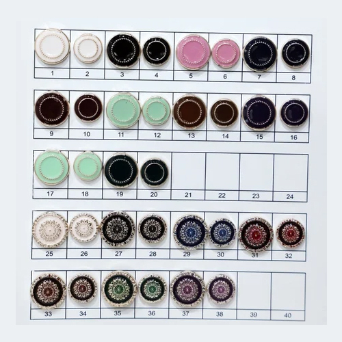 Polyester Suit Button Wholesale Only - Color: Multi Color