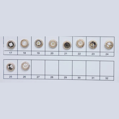 20 Line Fabric Polyester Button Wholesale Only