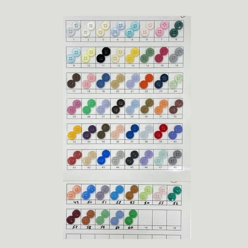18L Polyester Shirt Button Wholesale Only - Color: Multi Color