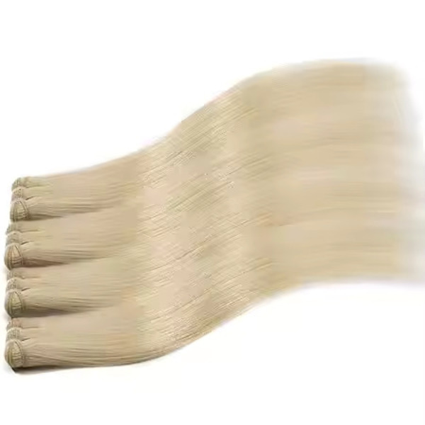 Blonde Color Weft Hair Bundle, Weft , South Indian Temple  Remy Hair Extensions 20 ,22,24 Inch