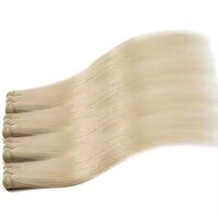 Blonde Color Weft Hair Bundle, Weft , South Indian Temple  Remy Hair Extensions 20 ,22,24 Inch