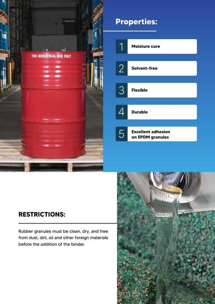 Pure Bind 1009 Pu Binder - Features: A High Quality