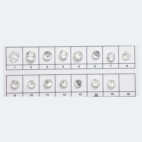 Crylic Crystal Button Wholesale Only - Color: Transparent