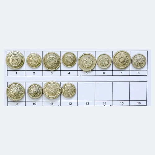 Matt Finish Plasitc Blazer Button Wholesale Only - Color: White
