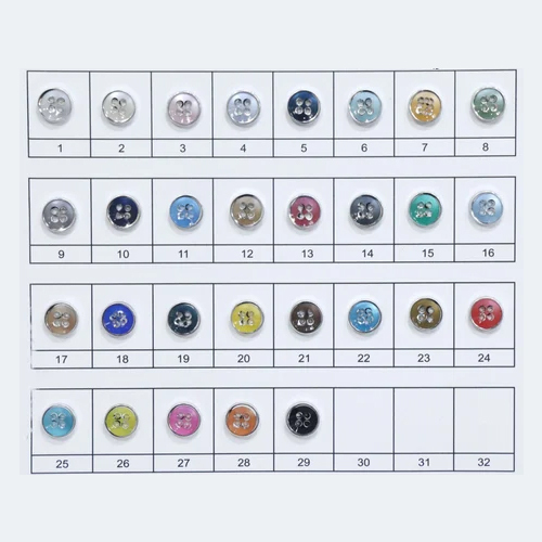 UV Silver 18l Plastic Button Wholesale Only