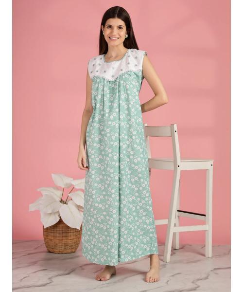 Women Designer sleeveless nighty