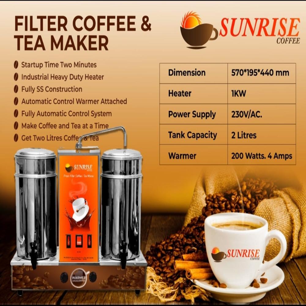 250gms Sunrise Filter Coffee And Tea Maker